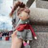 cute textile doll
