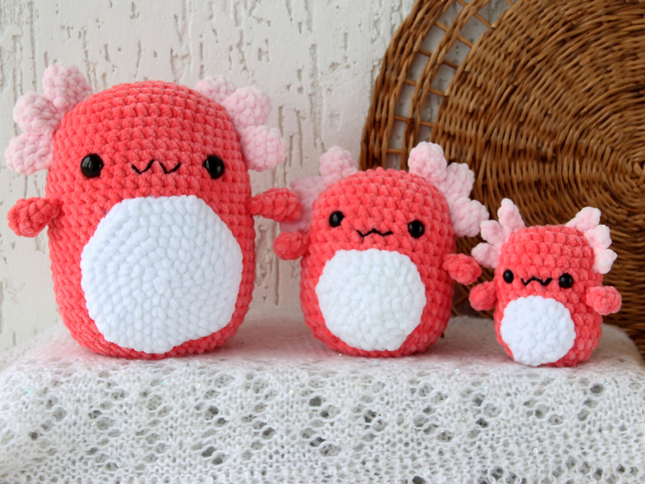 Axolotl Crochet Pattern PDF Tutorial - DailyDoll Shop