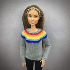 Pullover for Barbie doll