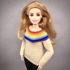 Pullover for Barbie doll
