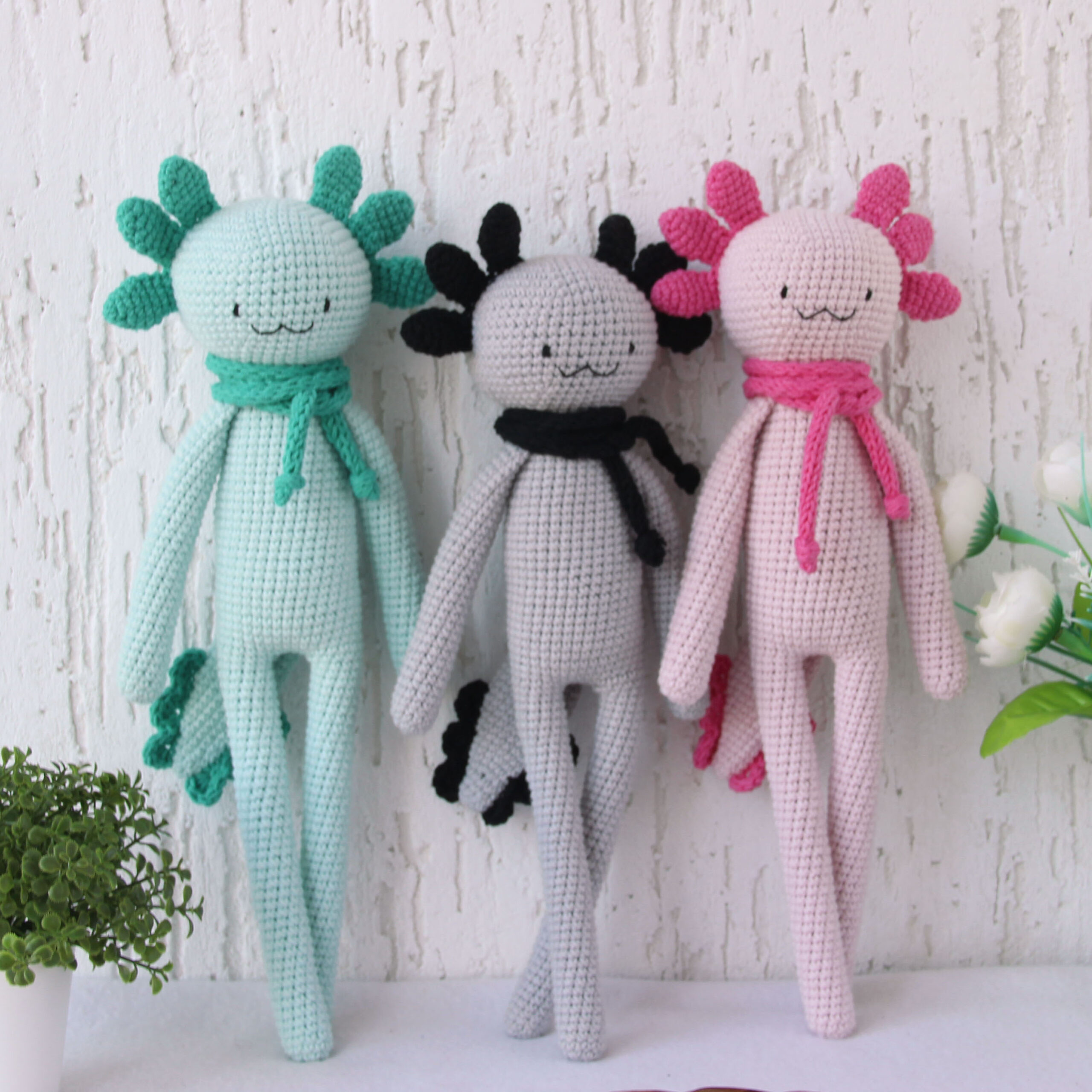 Axolotl Squishmallow Crochet Pattern PDF 