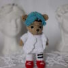 Amigurumi toy. Knitted bear.