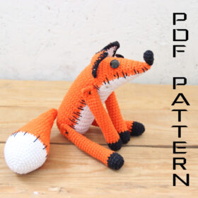 Stuffed Fox plush the Little Prince amigurumi PATTERN