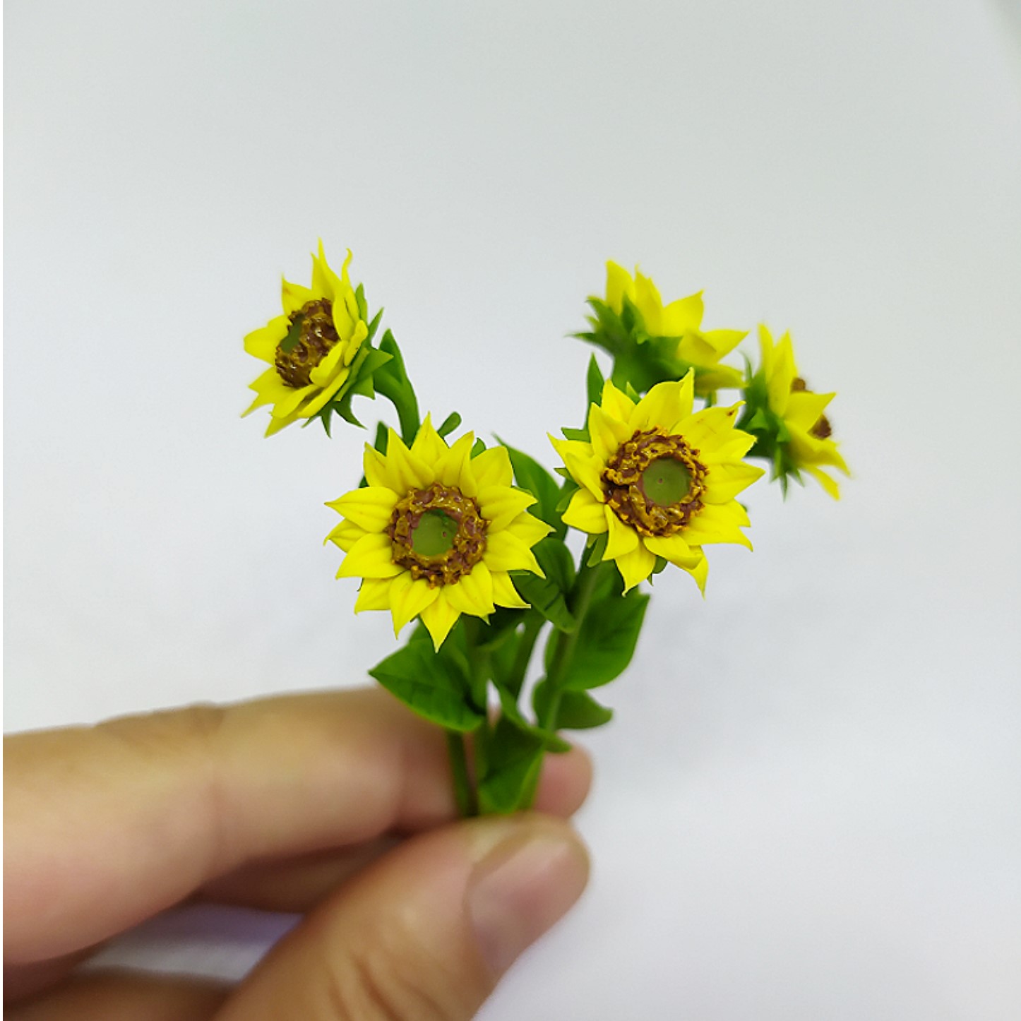 Miniature Flowers in Pots Yellow Daffodil Flower Dollhouse Miniature Home  Decor