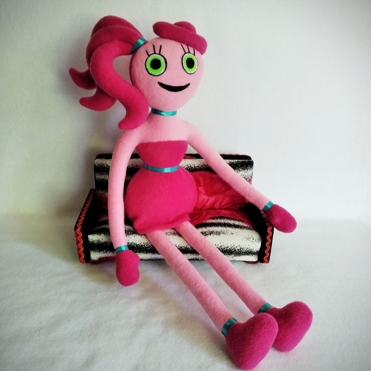 Pink Mommy Long Legs Plush Toys, Horror Game Dolls, Presentes para