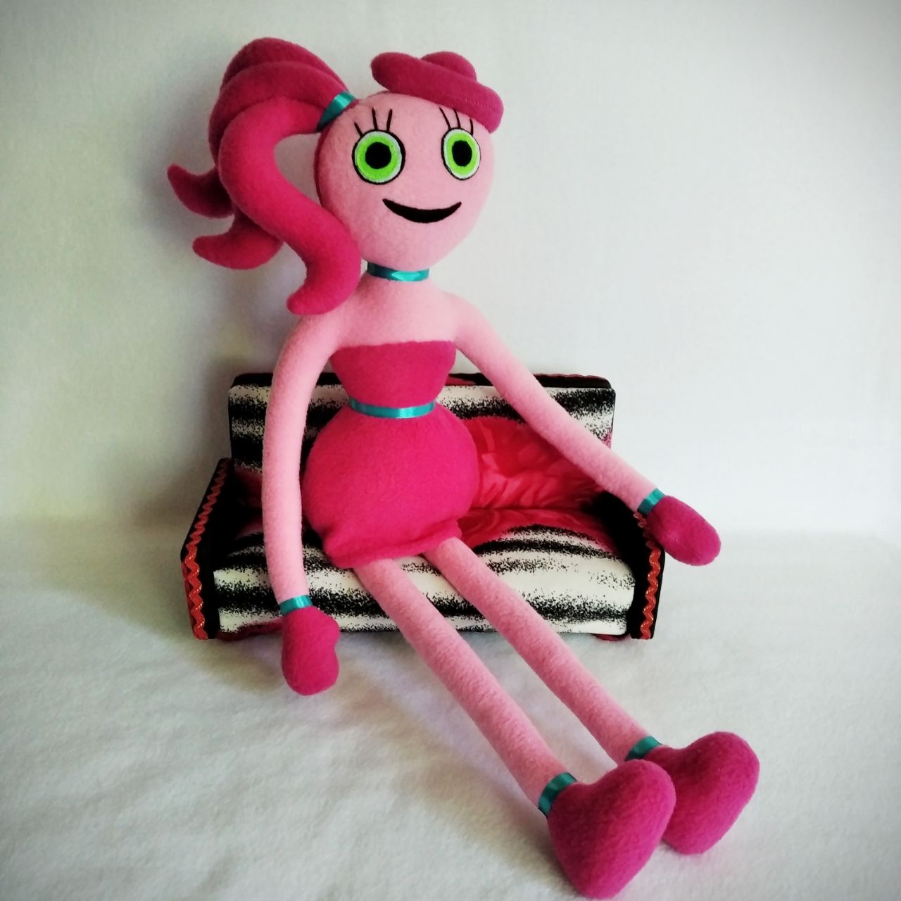 55 cm pelucia boneca mommy long legs huggy wuggy kiss missy aranha