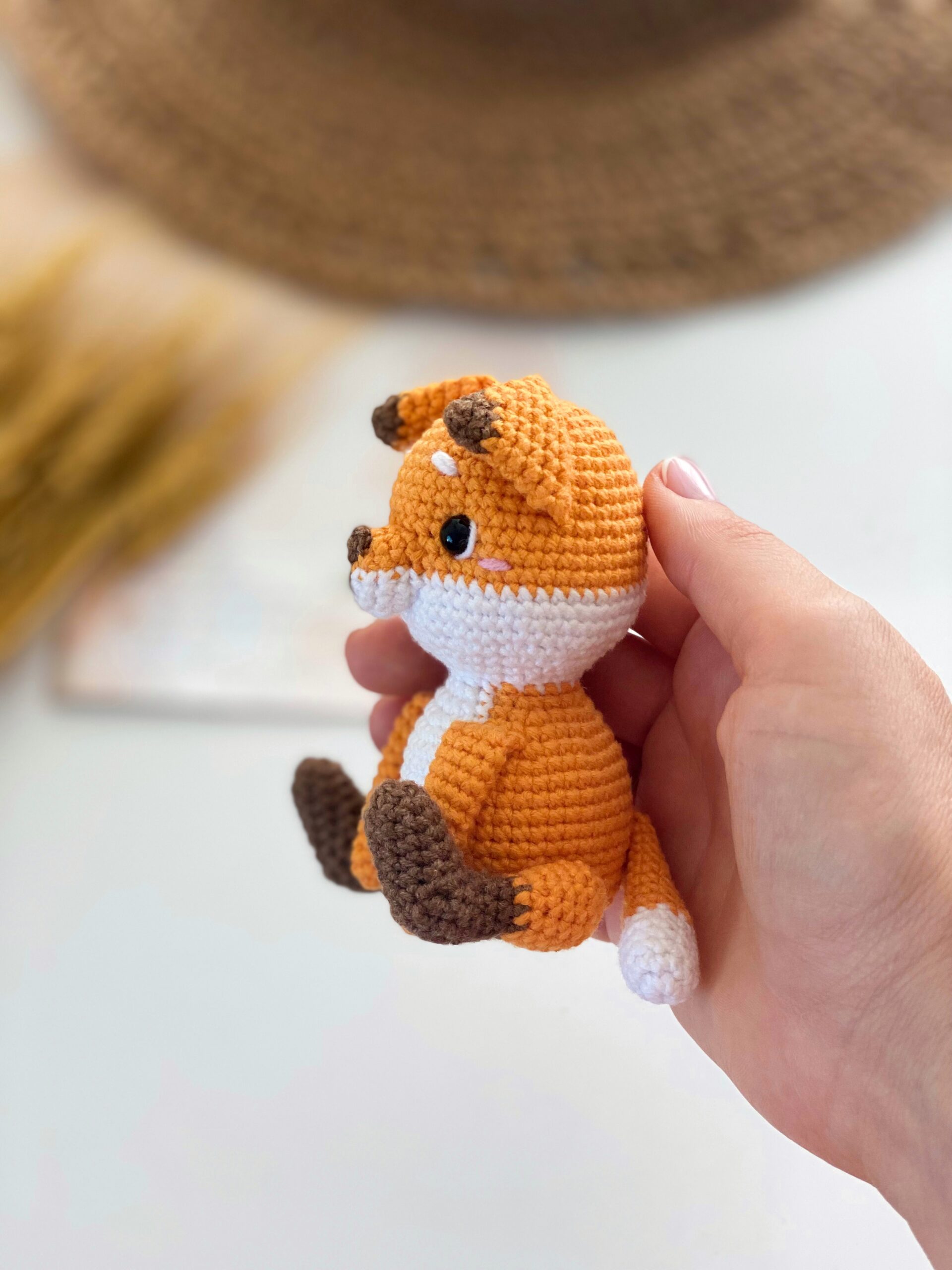 Crochet Fox easy Amigurumi Crochet Pattern (PDF file)