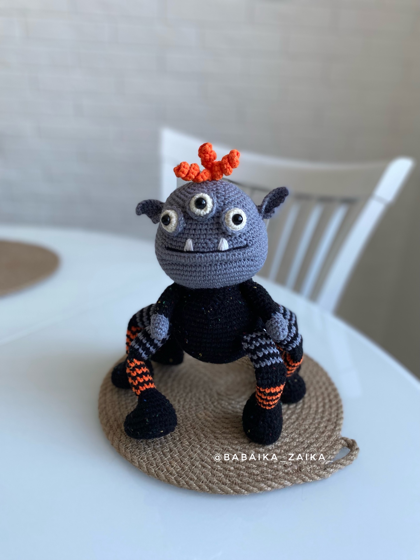 PDF Crochet Spider Monster Amigurumi Pattern 1 image 23 05 22 01 21 7