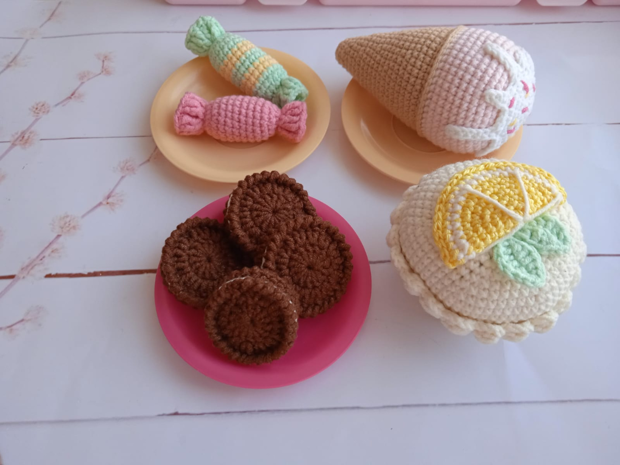 Crochet Taco, Pretend Play Food Set, for Kids Kitchen, Montessori Toys,  Miniature Food, Play Kitchen Accessories, Handmade Eco Toys 