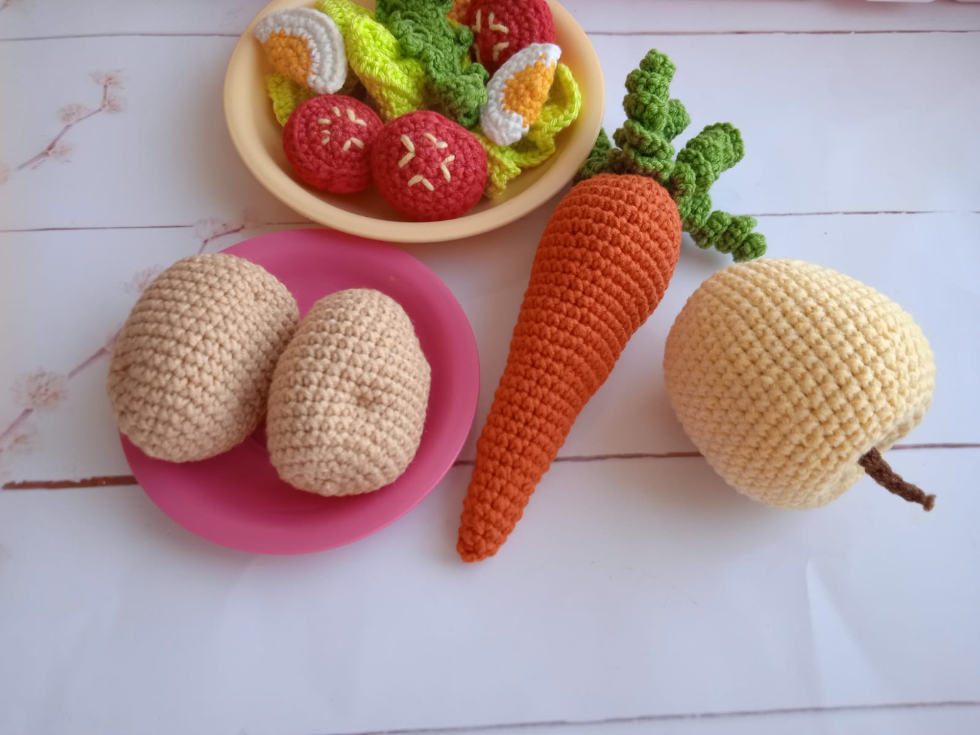 Crochet Taco, Pretend Play Food Set, for Kids Kitchen, Montessori Toys,  Miniature Food, Play Kitchen Accessories, Handmade Eco Toys 