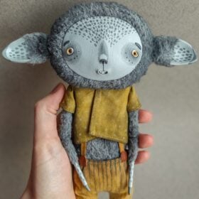 one-of-a-kind-textile-art-doll-wolf