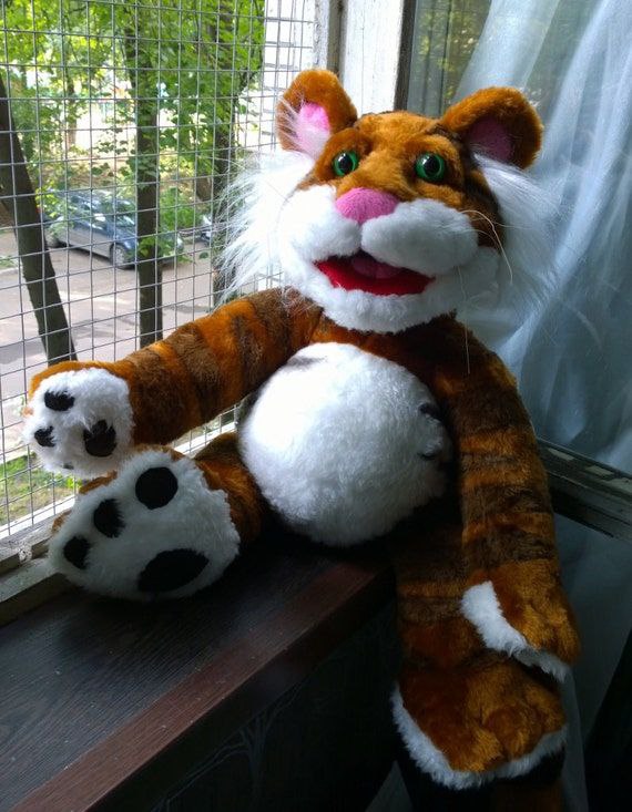 Rugby Tiger.TV show 80s. Muppets. Jim Henson plush tiger - DailyDoll Shop