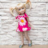 mini Ruby Red 31 cm pattern tunic