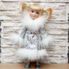 mini Ruby Red 31 cm pattern Coat Snow Queen