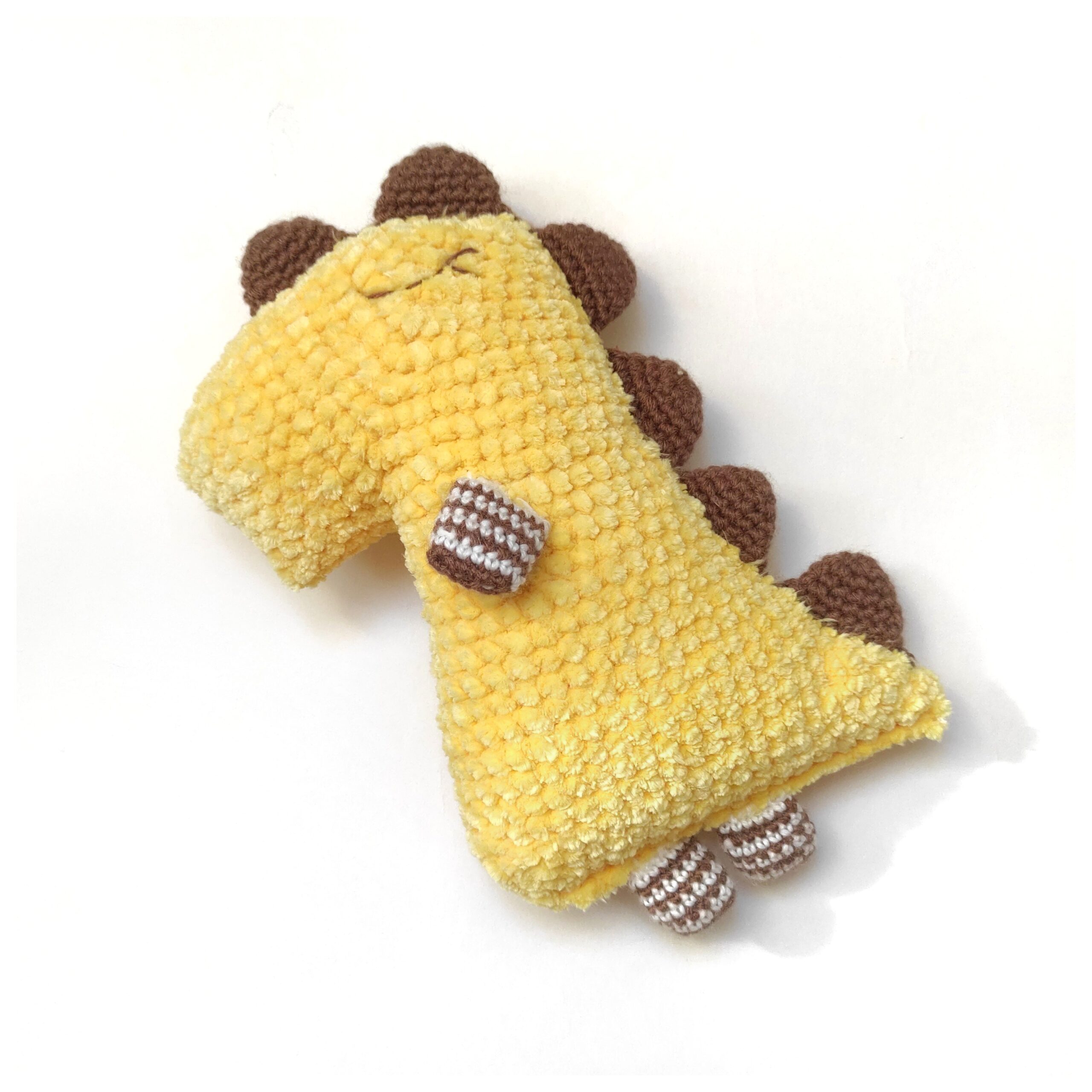 Plush dragon toy, sleep toy, yellow dragon toy 2 baby gift