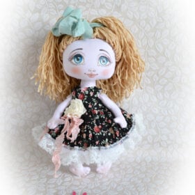 textile doll Nina