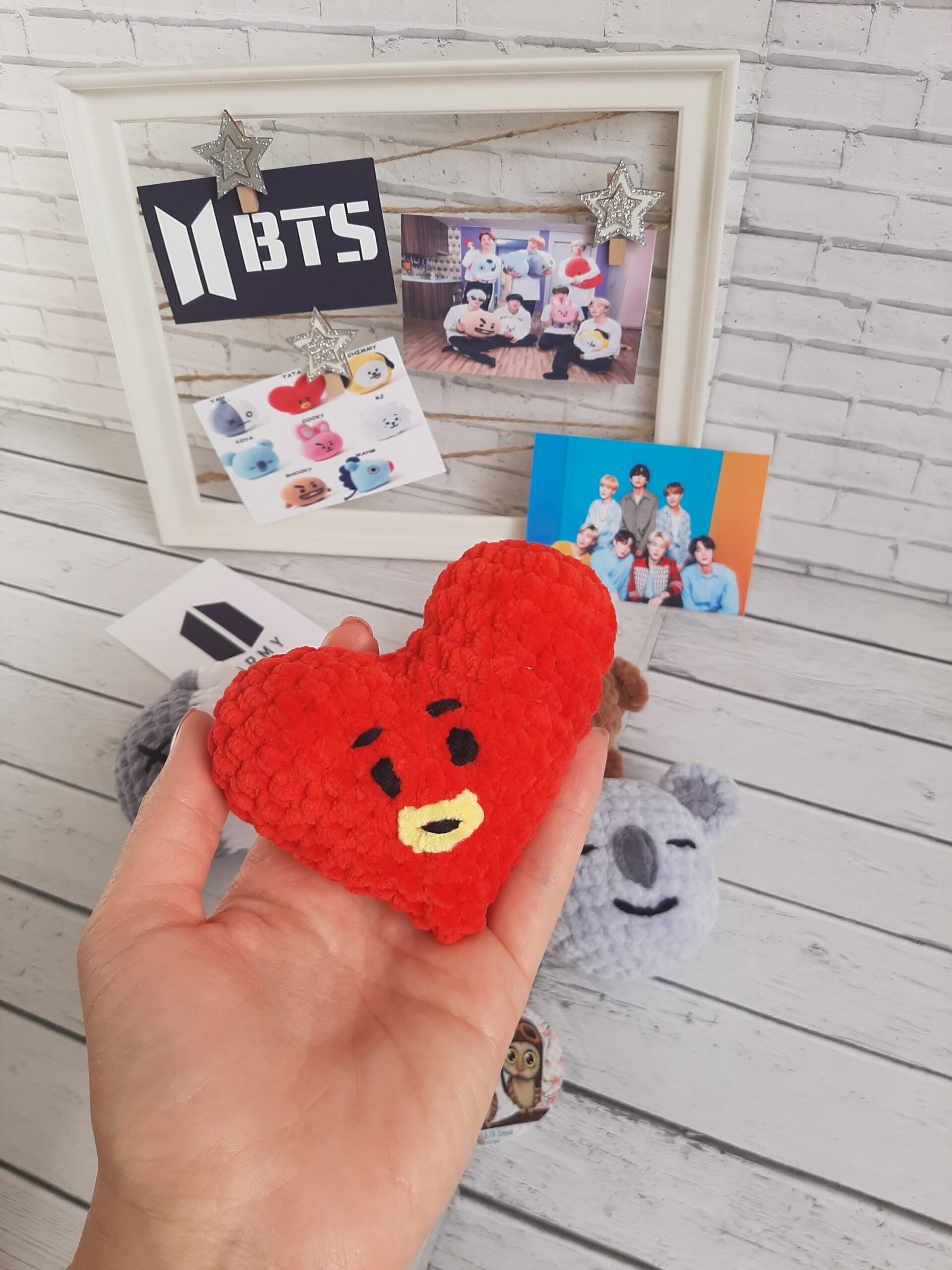 Plush toys Universe BT21 from BTS handmade,BTS plush toys