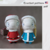 santa snow maiden crochet pattern humans