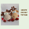 Crochet Pattern Reindeer (Moose design option)