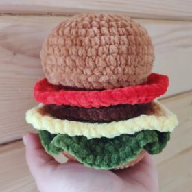 crochet burger