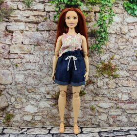 Barbie curvy denim shortss