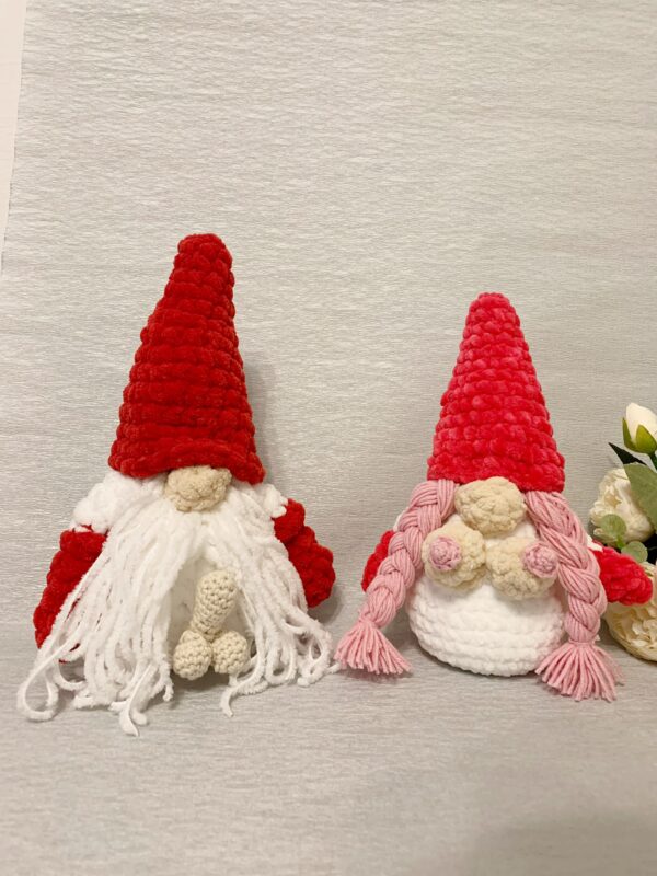 2 Patterns funny toy gnomes