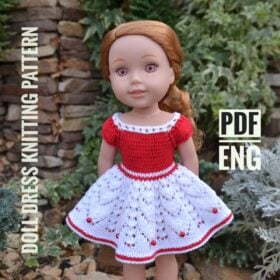 PDF Pattern Lace Dress WW Doll