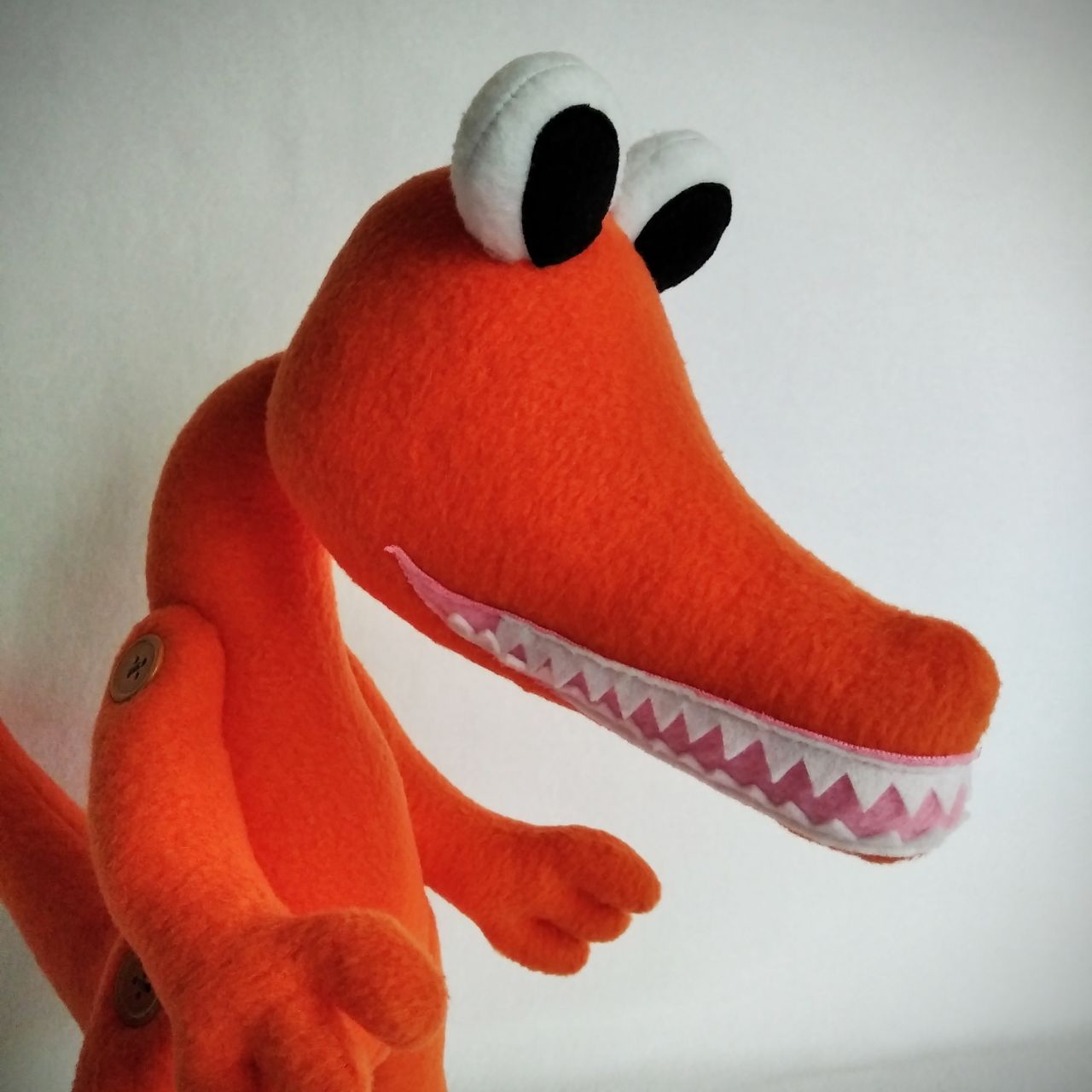 30cm Reddish Orange Rainbow Friends Plush Stuffed Soft Toy Doll