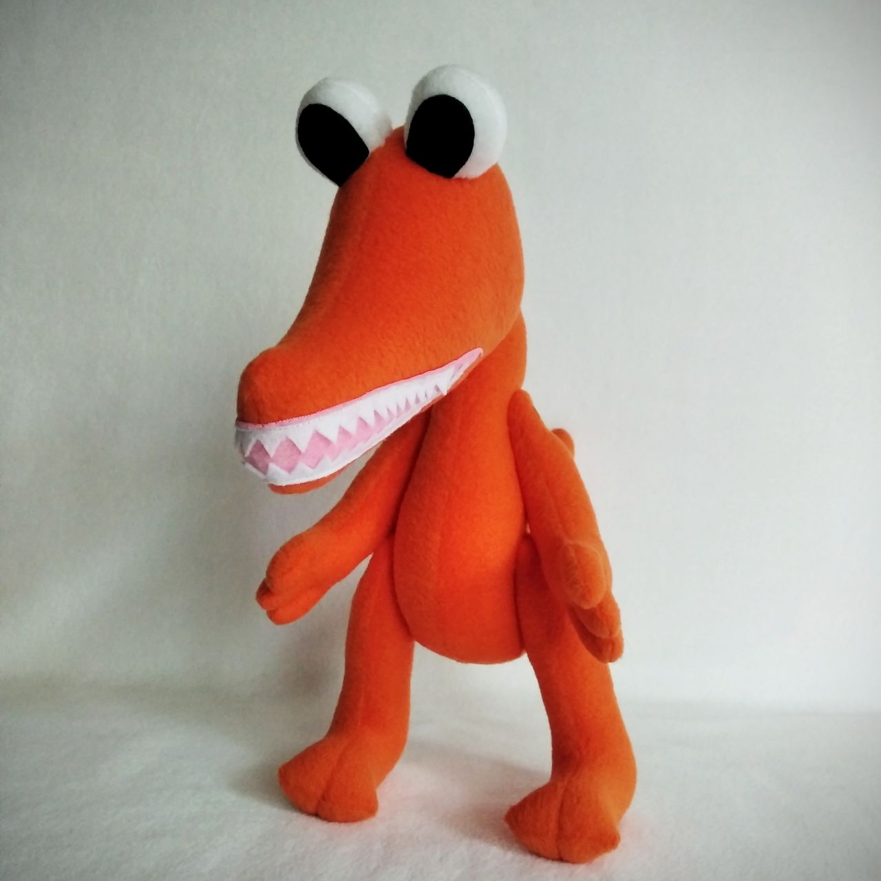 30cm Reddish Orange Rainbow Friends Plush Stuffed Soft Toy Doll