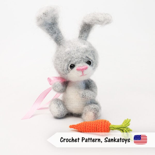 bunny fluffy mohair crochet pattern
