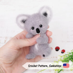 koala fluffy mohair crochet pattern