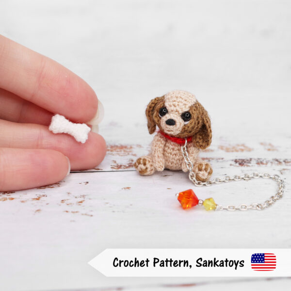 micro puppy miniature crochet pattern