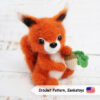 squirrel fluffy mohair crochet pattern