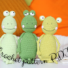 Amigurumi frogs crochet pattern