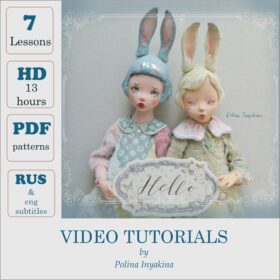 Video course on creating an author's doll in the style of Teddy Doll