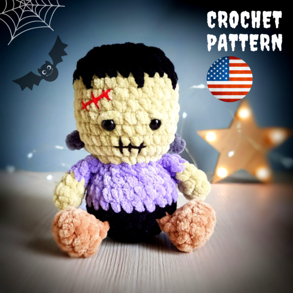 crochet frankenstein pattern