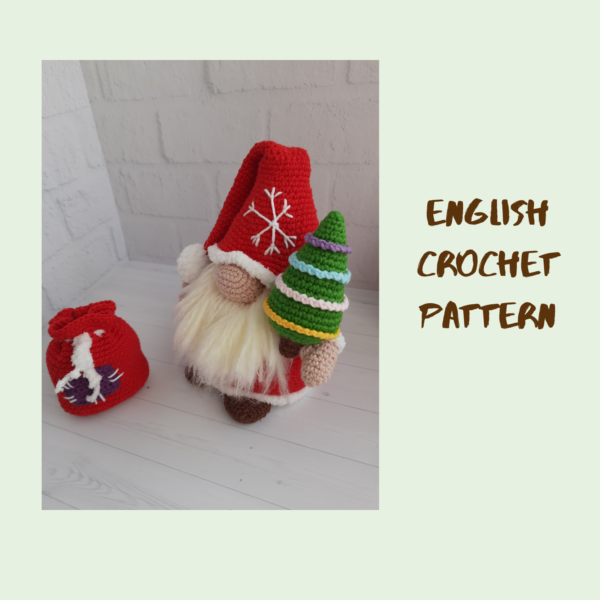 Christmas gnome pattern