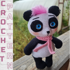 Modèle de crochet panda