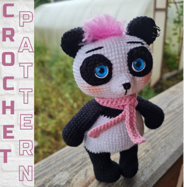 Crochet pattern panda