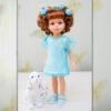 Paola Reina 32-34cm dress with Butterfly sleeve pattern