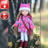 Paola Reina 32- 34cm windbreaker parka pattern