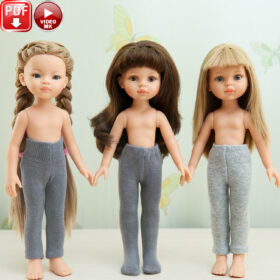 Paoal Reina 34cm tights and leggings one pattern each