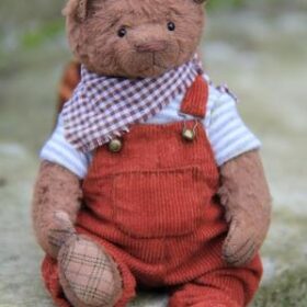 Pattern of a little teddy bear, baby teddy, sew a little bear