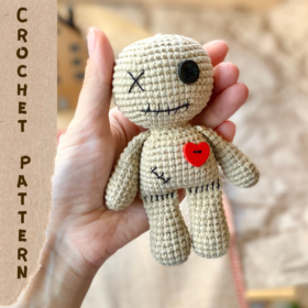 Voodoo doll crochet pattern