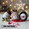 Christmas-amigurumi-deer-snowman-and-penguin
