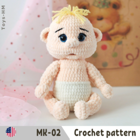 Crochet pattern Baby doll