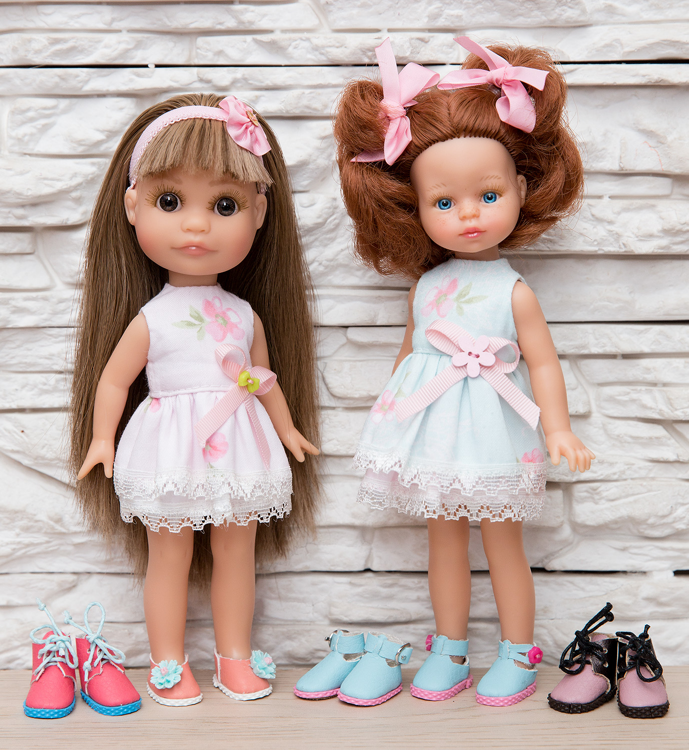 Paola 21 cm and Berjuan 22 cm shoes ballet shoes booties Pattern 1 mini Paola Reina 21cm and Berjuan pattern shoes ballet flats shoes