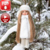 Paola Reina 32-34 cm fur coat pattern