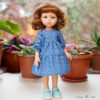 Paola Reina 34 cm polka dot dress pattern