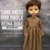 Pattern dress for doll
